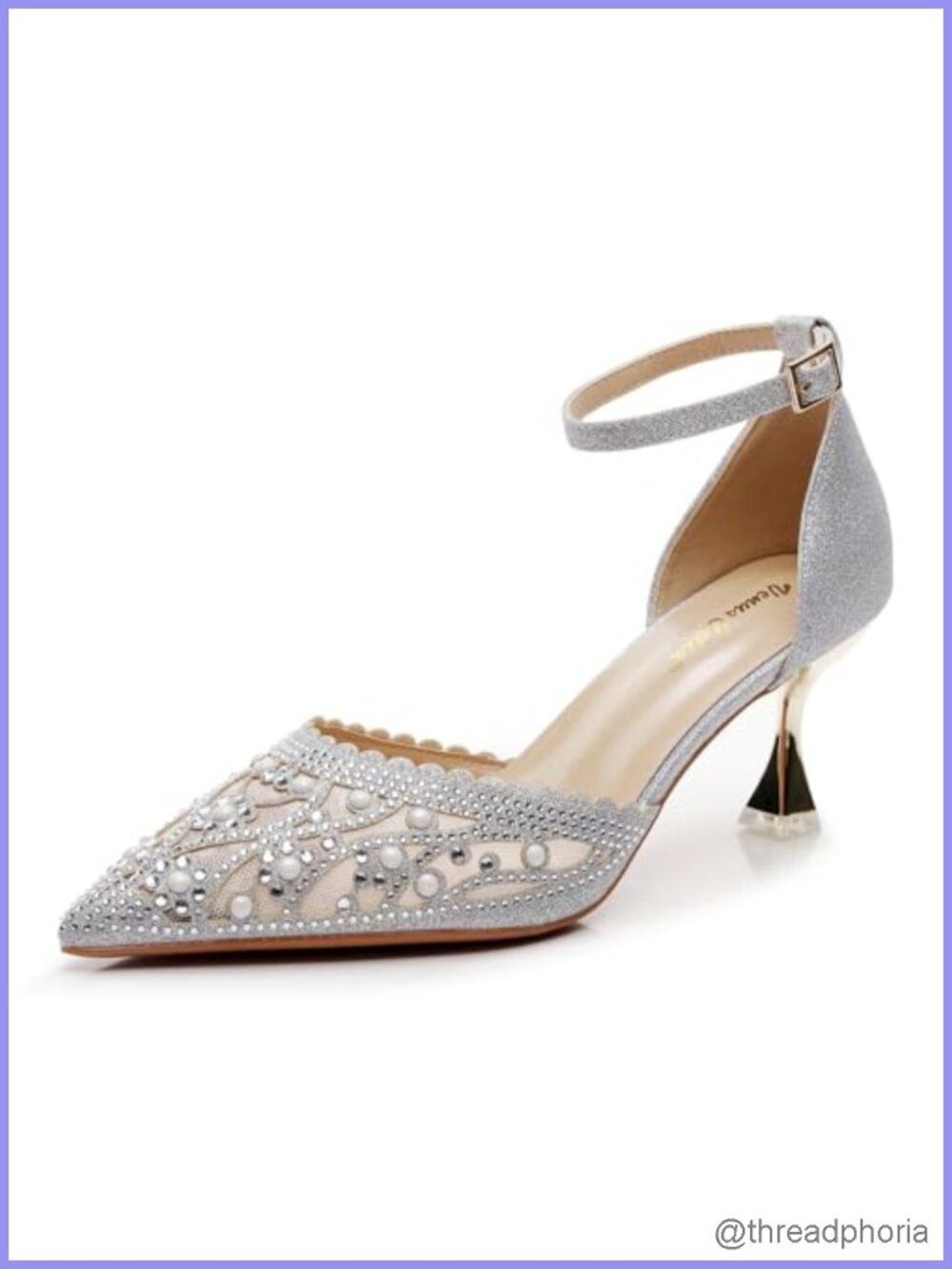 Women's Slingback Kitten Heel Pointed Toe Pumps